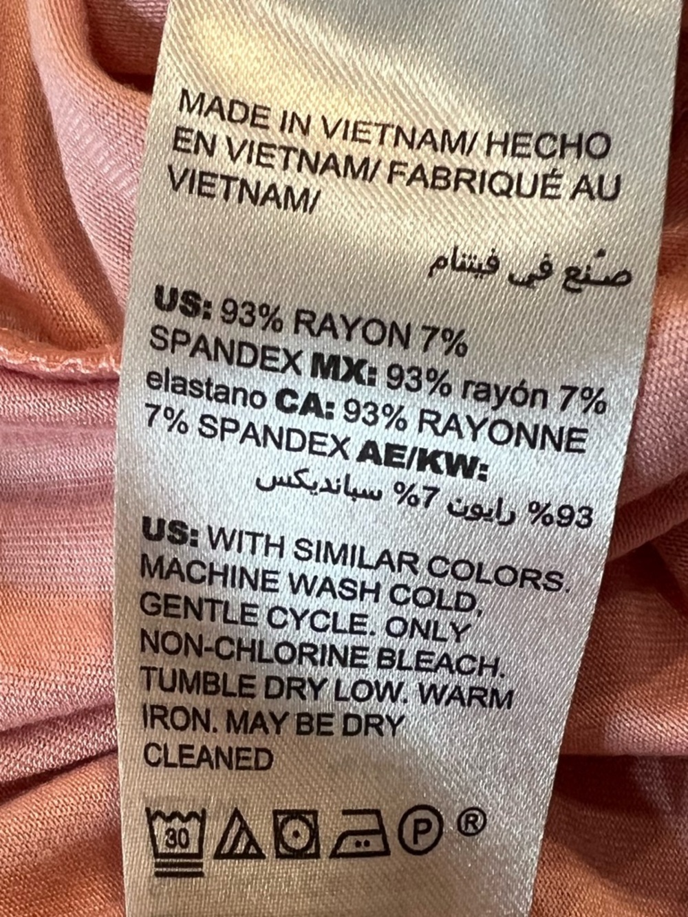 Soma Dusty Rose Short-Sleeve Maxi Sleep Dress/Tee with Pocket Size XL - Picture 4 of 5